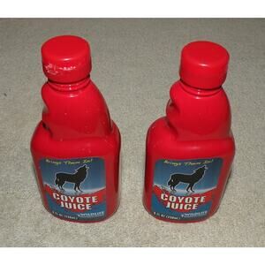 Lot 2 Wildlife Research Center Coyote Juice 8 Fl. Oz. Bottles New